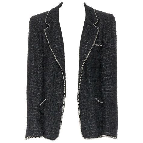 chanel jacket black|chanel jackets for men.